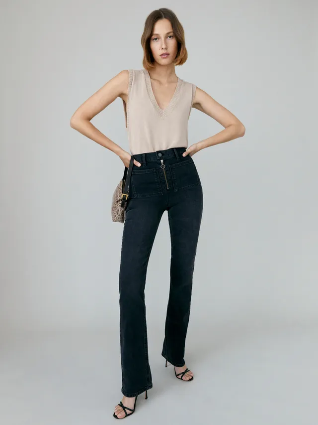 Reformation Peyton High Rise Bootcut Corduroy Pants