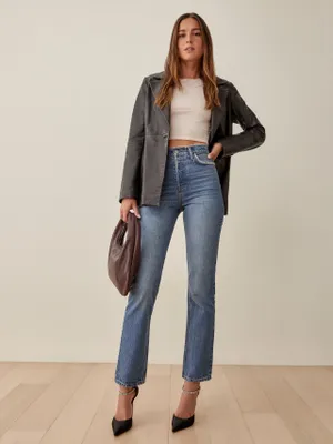 Stardust High Rise Straight Jeans