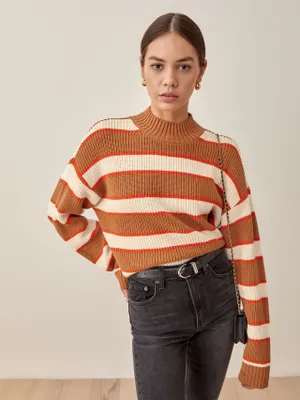 Elio Cotton Stripe Sweater