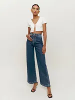 Logan Ultra High Rise Wide Leg Jeans