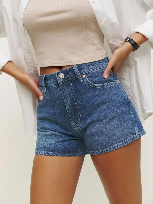 Reformation Kelsey High Rise Loose Jean Shorts