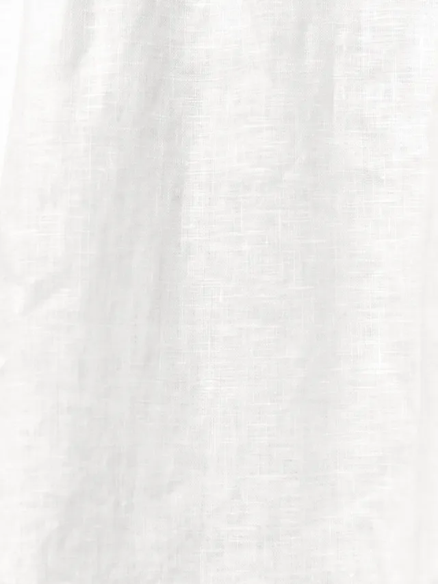 Chesapeake Mendocino Eggshell Linen Wallpaper, White