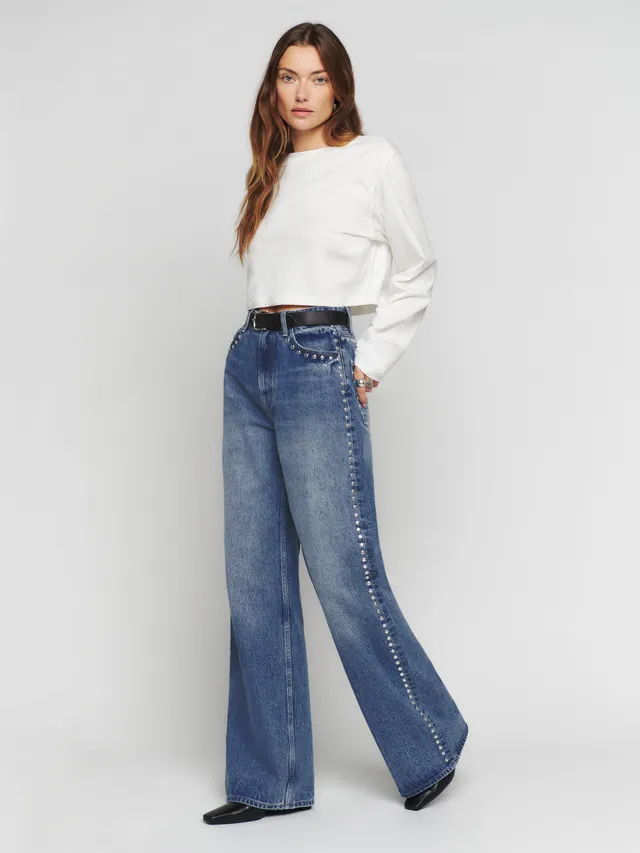 Cary Low Rise Slouchy Wide Leg Jeans - Sustainable Denim