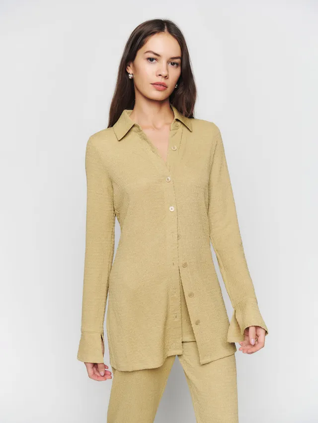 Veda Ashland Leather Trench - Long Sleeve