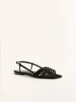 Millie Lattice Flat Sandal