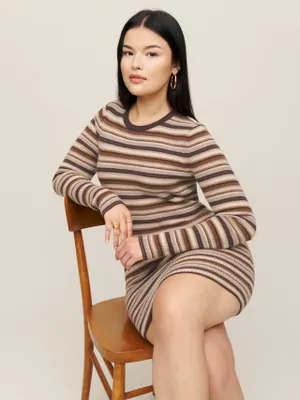 Leone Cashmere Sweater Mini Dress
