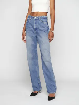 Preston Baggy High Rise Straight Jeans