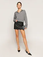 Veda Margie Leather Mini Skirt