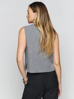Sydney Cashmere Collared Sweater