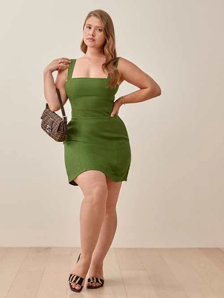 Brigitte Linen Dress