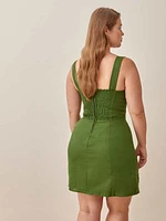 Brigitte Linen Dress