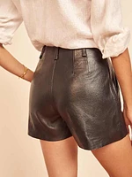 Veda Leather Short