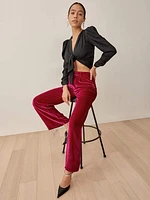 Petites Wes Velvet Pant