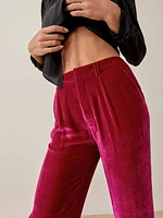 Petites Wes Velvet Pant