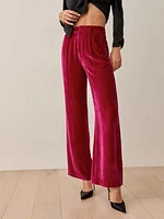 Petites Wes Velvet Pant