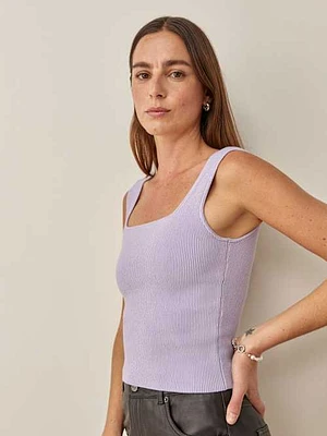 Julia Ribbed Sweater Tank