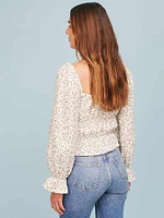 Pimento Linen Top