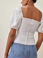 Arancini Linen Top