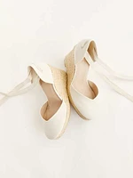Camilla Lace Up Wedge Espadrille