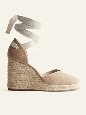 Camilla Lace Up Wedge Espadrille