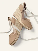 Camilla Lace Up Wedge Espadrille