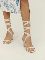 Alessa Lace Up Wedge Espadrille