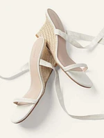 Alessa Lace Up Wedge Espadrille