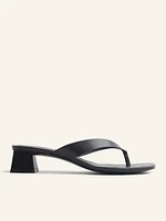 Dana Block Heel Thong Sandal