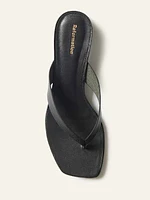 Dana Block Heel Thong Sandal
