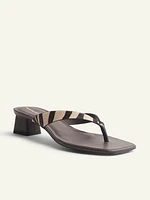 Dana Block Heel Thong Sandal