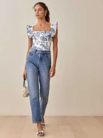 Rhode Linen Top