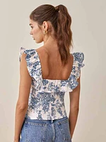 Rhode Linen Top