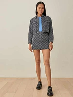 Cora Shrunken Denim Jacket
