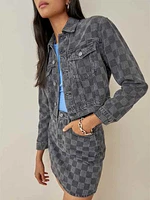Cora Shrunken Denim Jacket