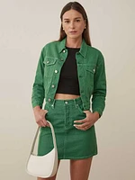 Cora Shrunken Denim Jacket