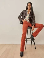Peyton High Rise Bootcut Corduroy Pants