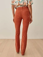 Peyton High Rise Bootcut Corduroy Pants