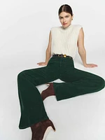 Alyssa High Rise Wide Leg Corduroy Pants