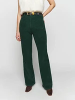 Alyssa High Rise Wide Leg Corduroy Pants