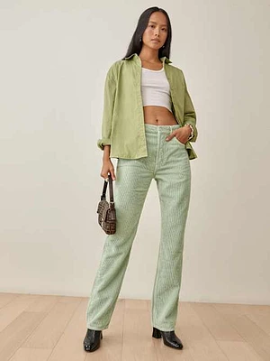 Rowan High Rise Relaxed Corduroy Pants