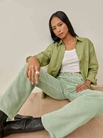 Rowan High Rise Relaxed Corduroy Pants