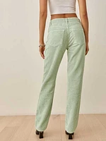 Rowan High Rise Relaxed Corduroy Pants