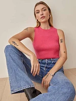 Benedetta Cashmere Cropped Tank