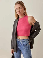 Benedetta Cashmere Cropped Tank