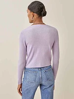 Brio Cashmere Strapless Tank And Cardi Set