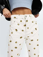 Mixed Emotions High Rise Straight Jeans