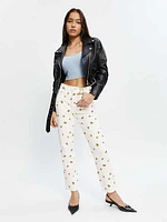 Mixed Emotions High Rise Straight Jeans