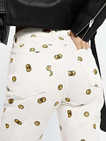 Mixed Emotions High Rise Straight Jeans