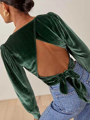 Henning Velvet Top