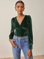 Henning Velvet Top